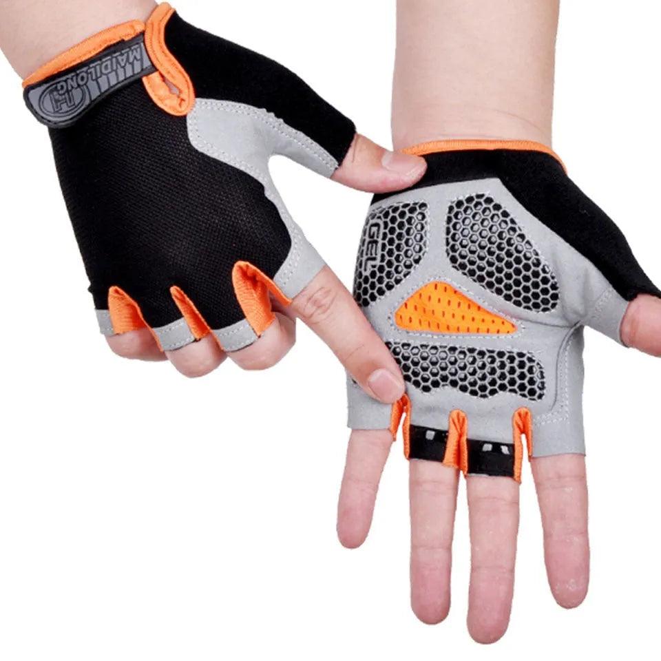 HOT Cycling Anti-slip Anti-sweat Men Women Half Finger Gloves Breathable Anti-shock Sports Gloves Bike Bicycle Glove - ItemBear.com
