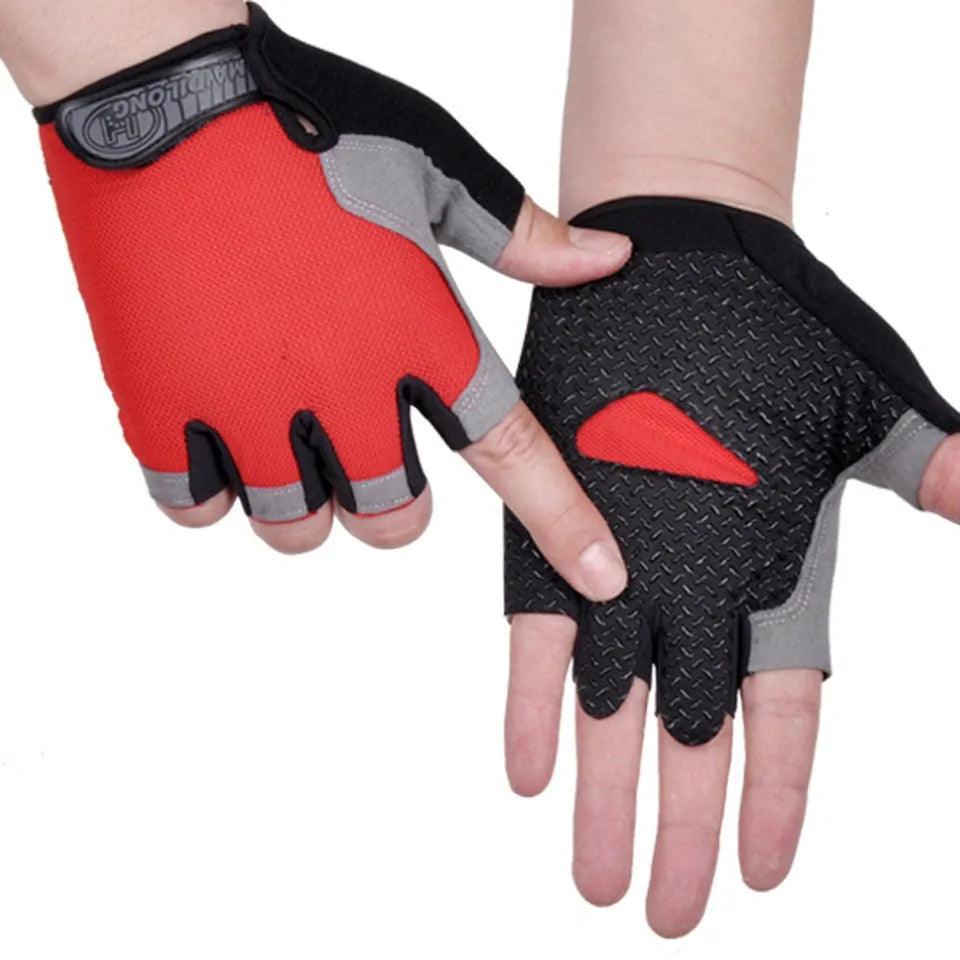 HOT Cycling Anti-slip Anti-sweat Men Women Half Finger Gloves Breathable Anti-shock Sports Gloves Bike Bicycle Glove - ItemBear.com