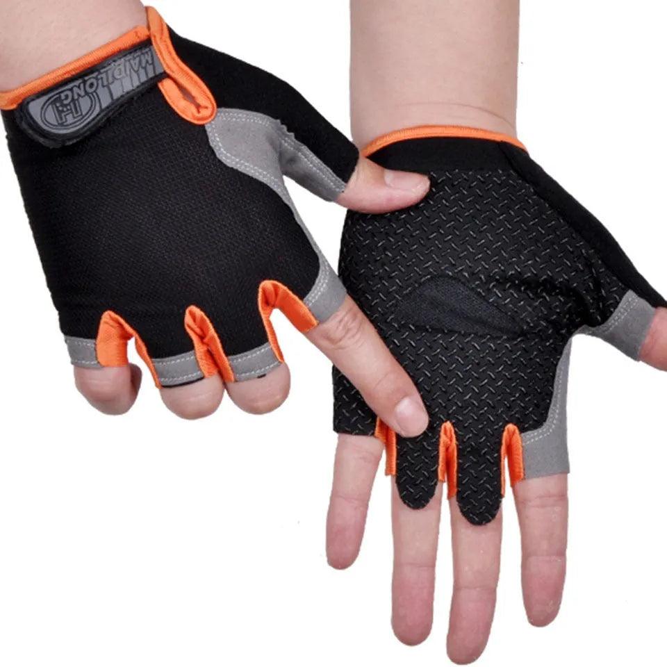 HOT Cycling Anti-slip Anti-sweat Men Women Half Finger Gloves Breathable Anti-shock Sports Gloves Bike Bicycle Glove - ItemBear.com