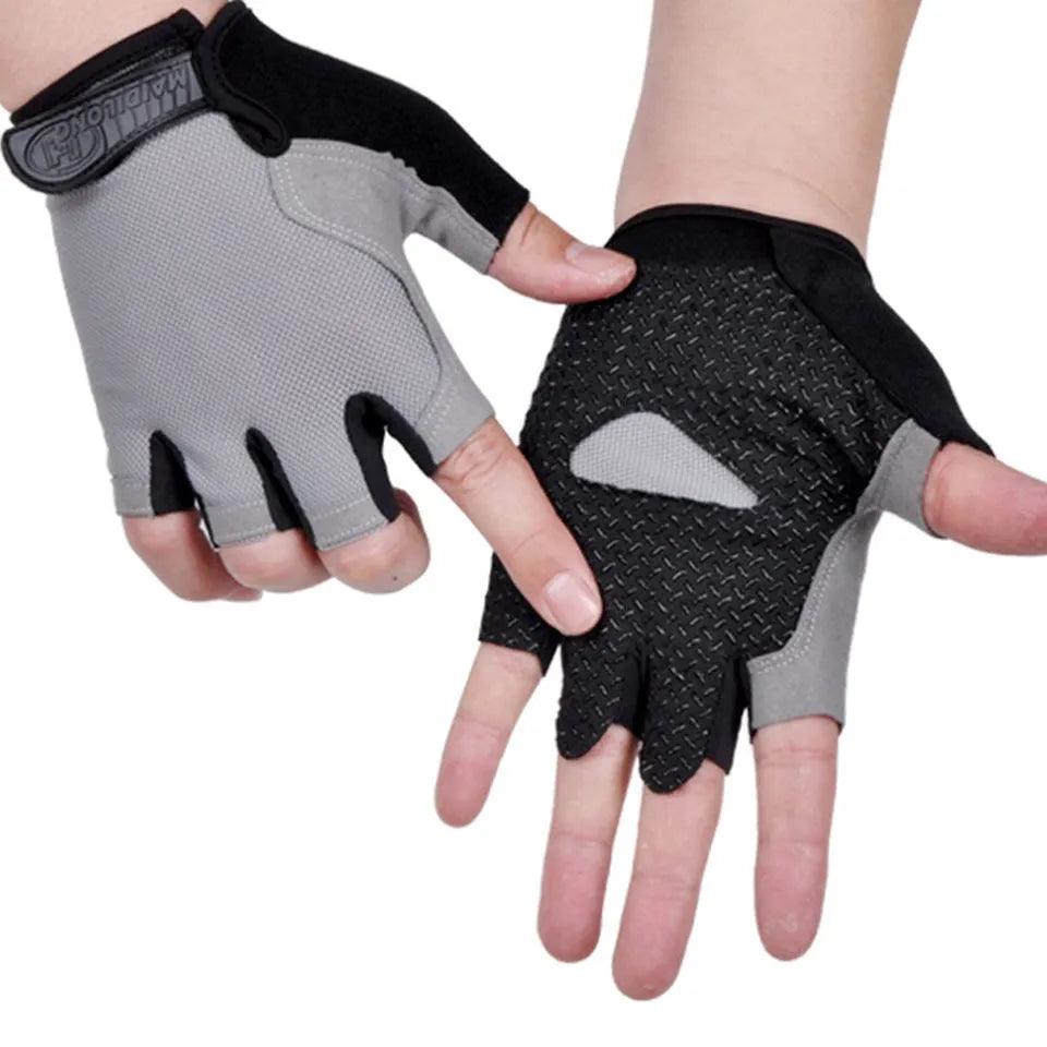HOT Cycling Anti-slip Anti-sweat Men Women Half Finger Gloves Breathable Anti-shock Sports Gloves Bike Bicycle Glove - ItemBear.com