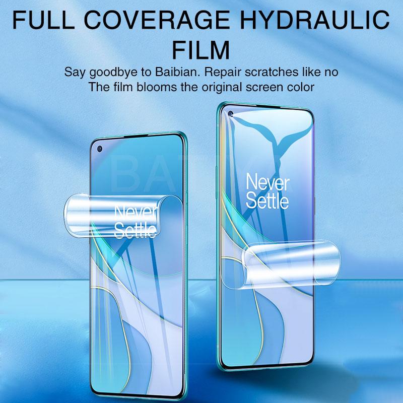 Hydrogel Film on the Screen Protector For OnePLus 7T 6T 5T 8T Pro Full Cover Soft Screen Protector For OnePLus 7 6 5 8 9 9R Nord - ItemBear.com