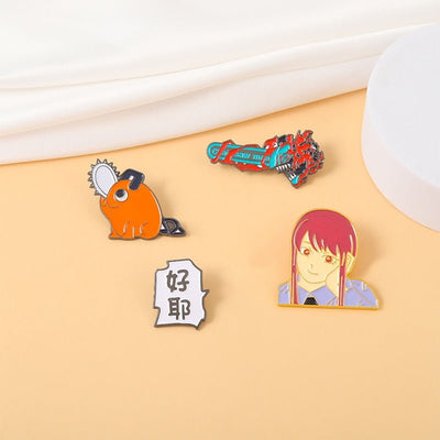 Japan and Hell Mascot Brooches - ItemBear.com