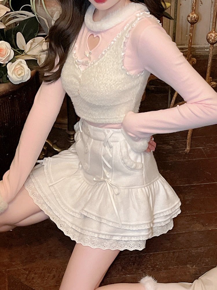 Japanese Style Mini Skirt and Blouse - ItemBear.com