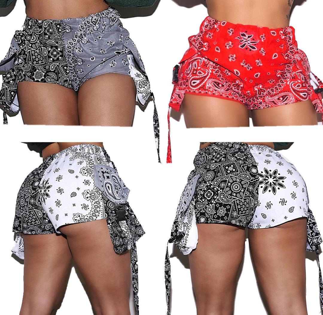 Ladies Bandana Shorts - ItemBear.com