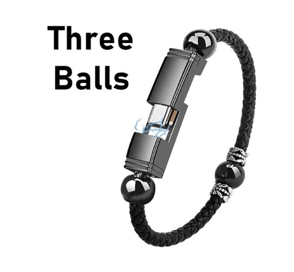 Leather Portable USB Type C and Micro Bracelet Phone Charger - ItemBear.com