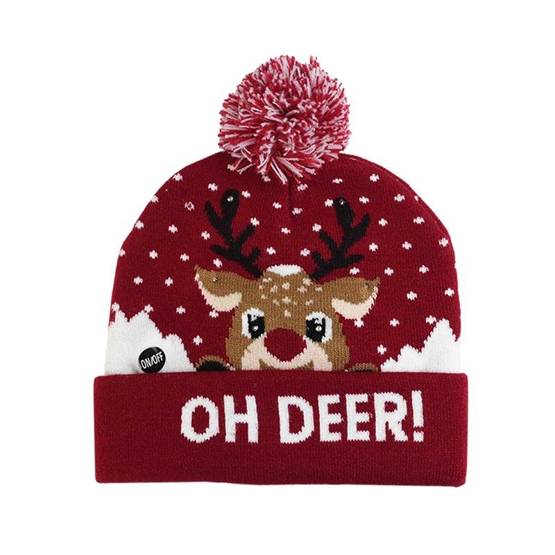LED Christmas Knitted Hat - ItemBear.com