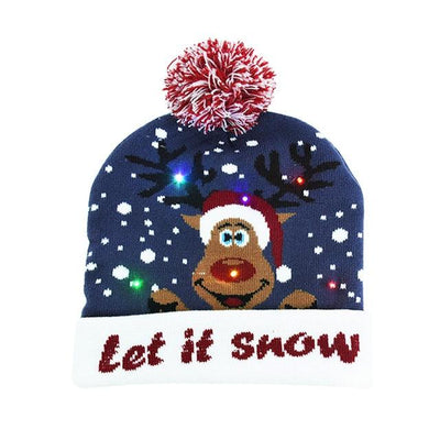 LED Christmas Knitted Hat - ItemBear.com