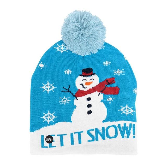LED Christmas Knitted Hat - ItemBear.com