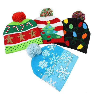 LED Christmas Knitted Hat - ItemBear.com