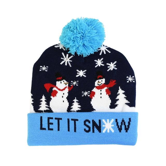 LED Christmas Knitted Hat - ItemBear.com