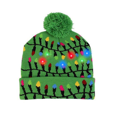 LED Christmas Knitted Hat - ItemBear.com