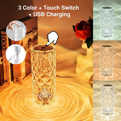 LED Crystal Lamp Light - ItemBear.com