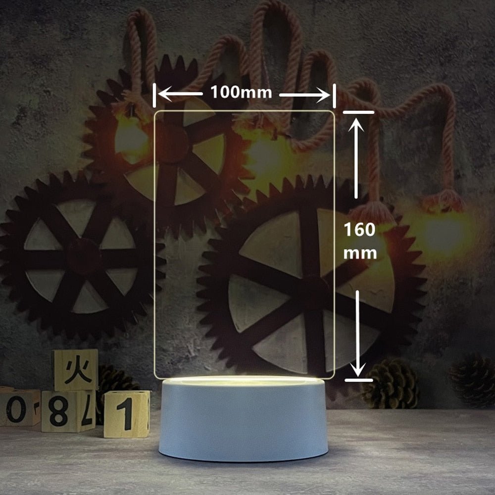 LED Note Board Acrylic Light - ItemBear.com