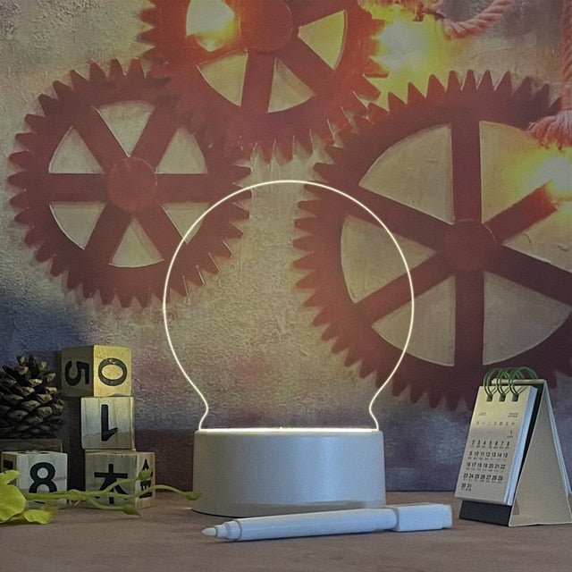 LED Note Board Acrylic Light - ItemBear.com