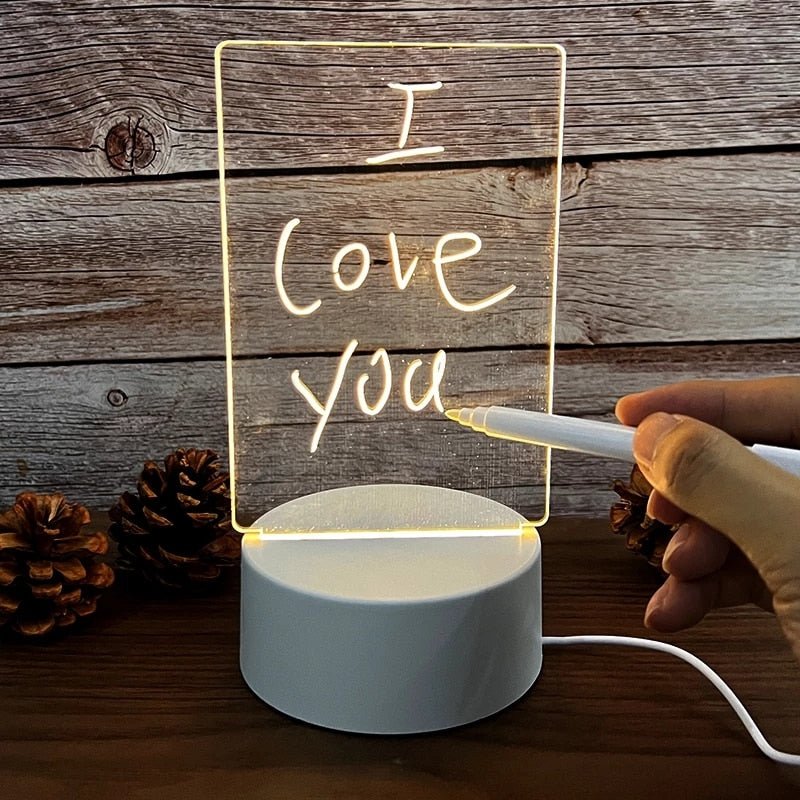 LED Note Board Acrylic Light - ItemBear.com