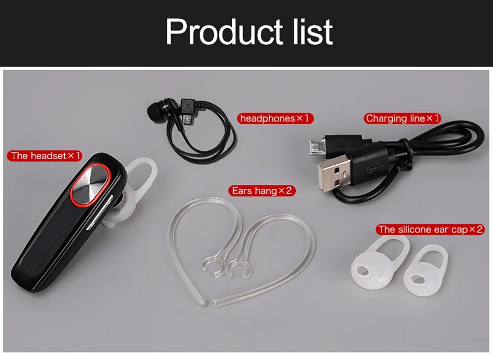 Long Battery Life Wireless Bluetooth Handsfree Headsets - ItemBear.com