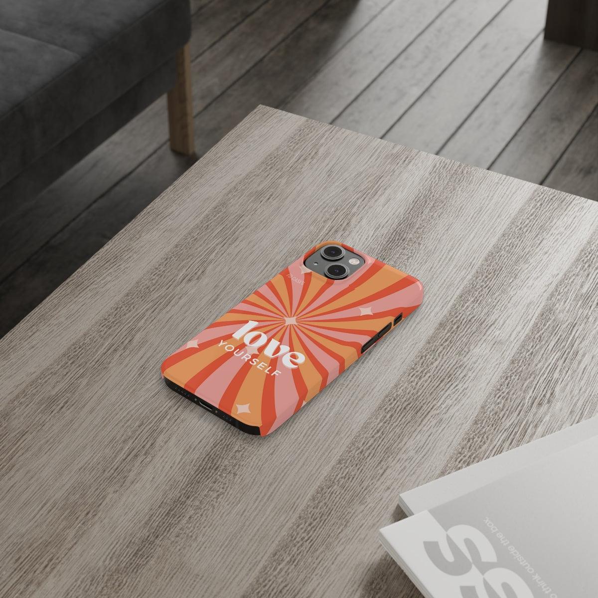Love Yourself Positive Message Slim Case for iPhone 14 Series - ItemBear.com