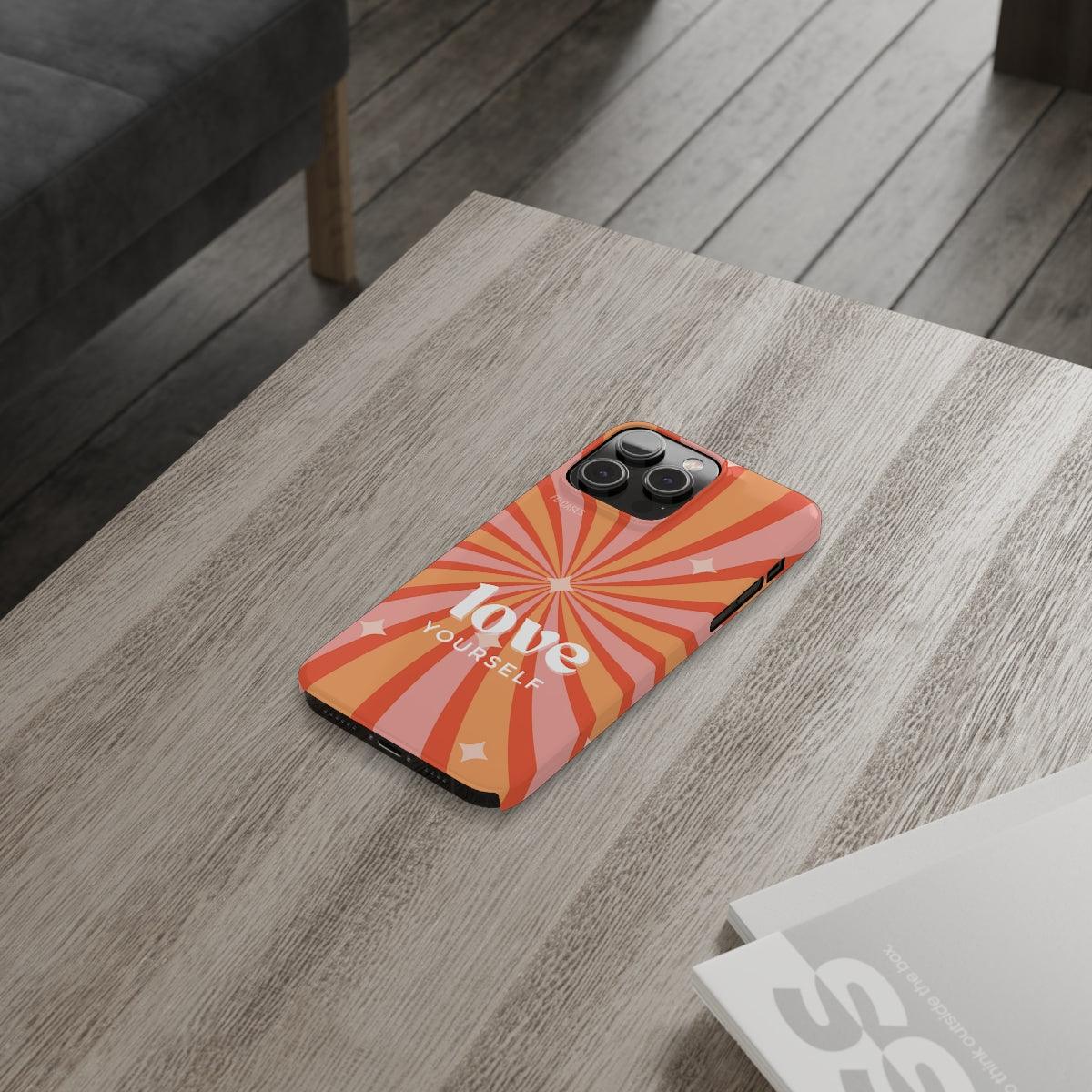Love Yourself Positive Message Slim Case for iPhone 14 Series - ItemBear.com