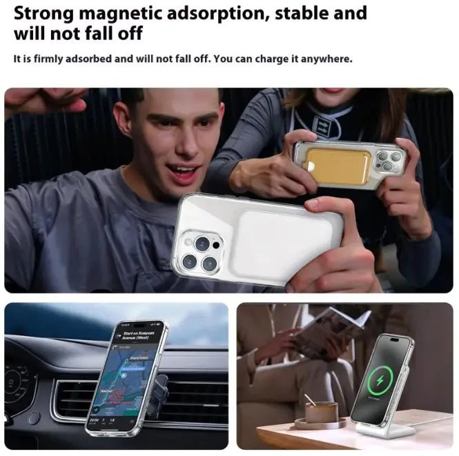 Magnetic Transparent Phone Case - ItemBear.com