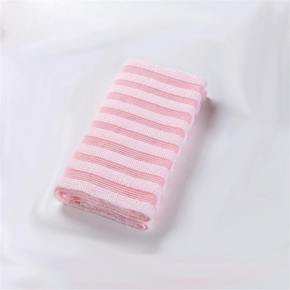 Men Bath Shower Towel Long Strip Back Scrub Rubbing Rub Sponge Washer Gray Dead Skin Remove Tool Friendly Artifact Home Gadgets - ItemBear.com
