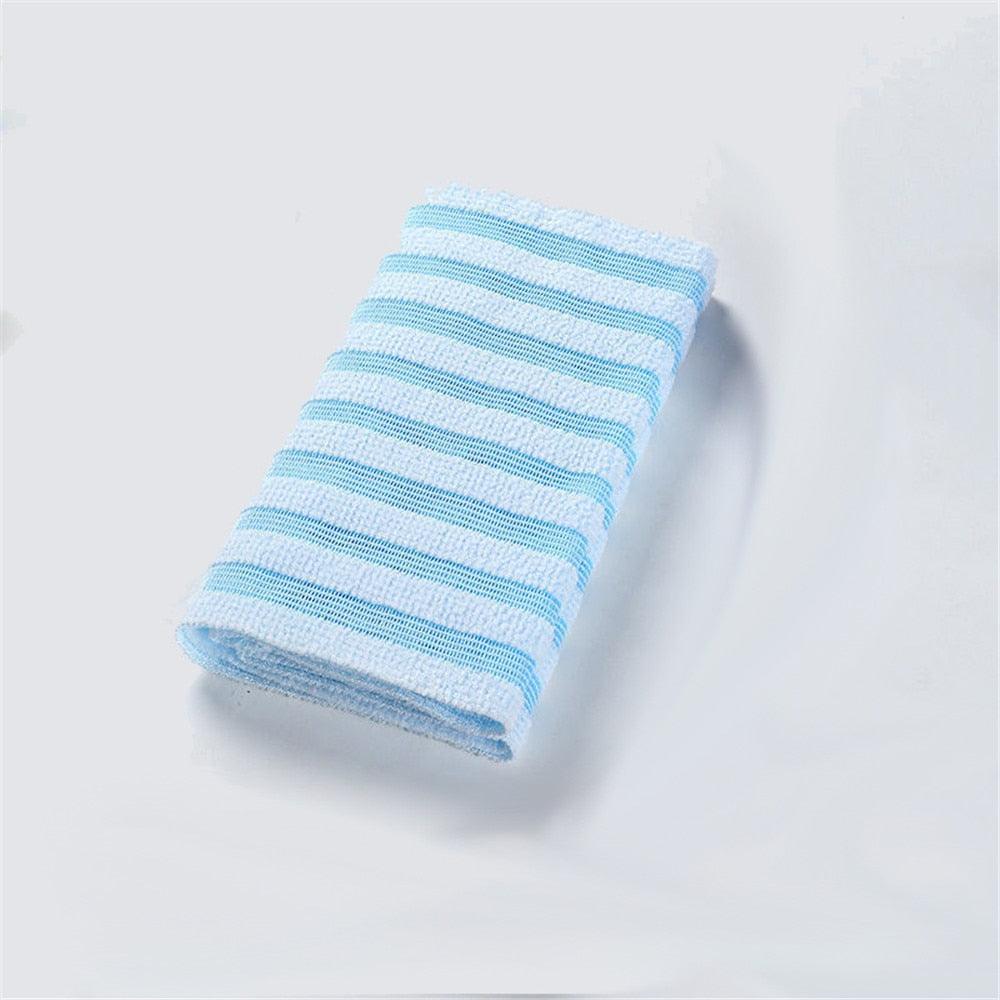 Men Bath Shower Towel Long Strip Back Scrub Rubbing Rub Sponge Washer Gray Dead Skin Remove Tool Friendly Artifact Home Gadgets - ItemBear.com