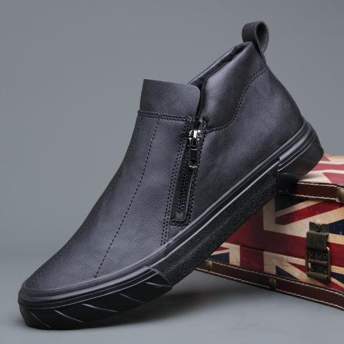 Men Vulcanized Leather Loafer Shoes - ItemBear.com