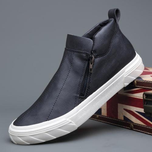 Men Vulcanized Leather Loafer Shoes - ItemBear.com