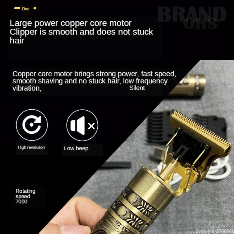 Men's Beard Hair Clipper Designer Random Electric Professional - ItemBear.com