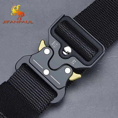 Men's Belt Army Outdoor Hunting Tactical Multi Function Combat Survival High Quality Marine Corps Canvas For Nylon Male Luxury - ItemBear.com