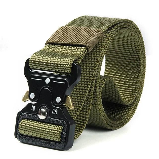 Men's Belt Army Outdoor Hunting Tactical Multi Function Combat Survival High Quality Marine Corps Canvas For Nylon Male Luxury - ItemBear.com