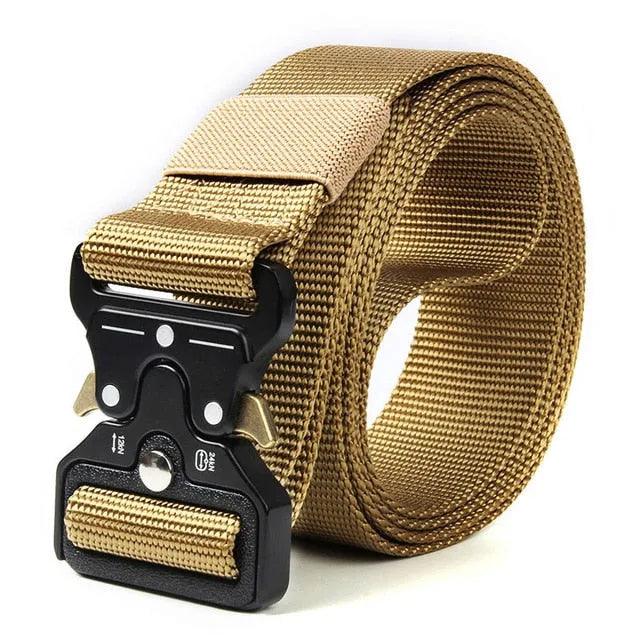 Men's Belt Army Outdoor Hunting Tactical Multi Function Combat Survival High Quality Marine Corps Canvas For Nylon Male Luxury - ItemBear.com