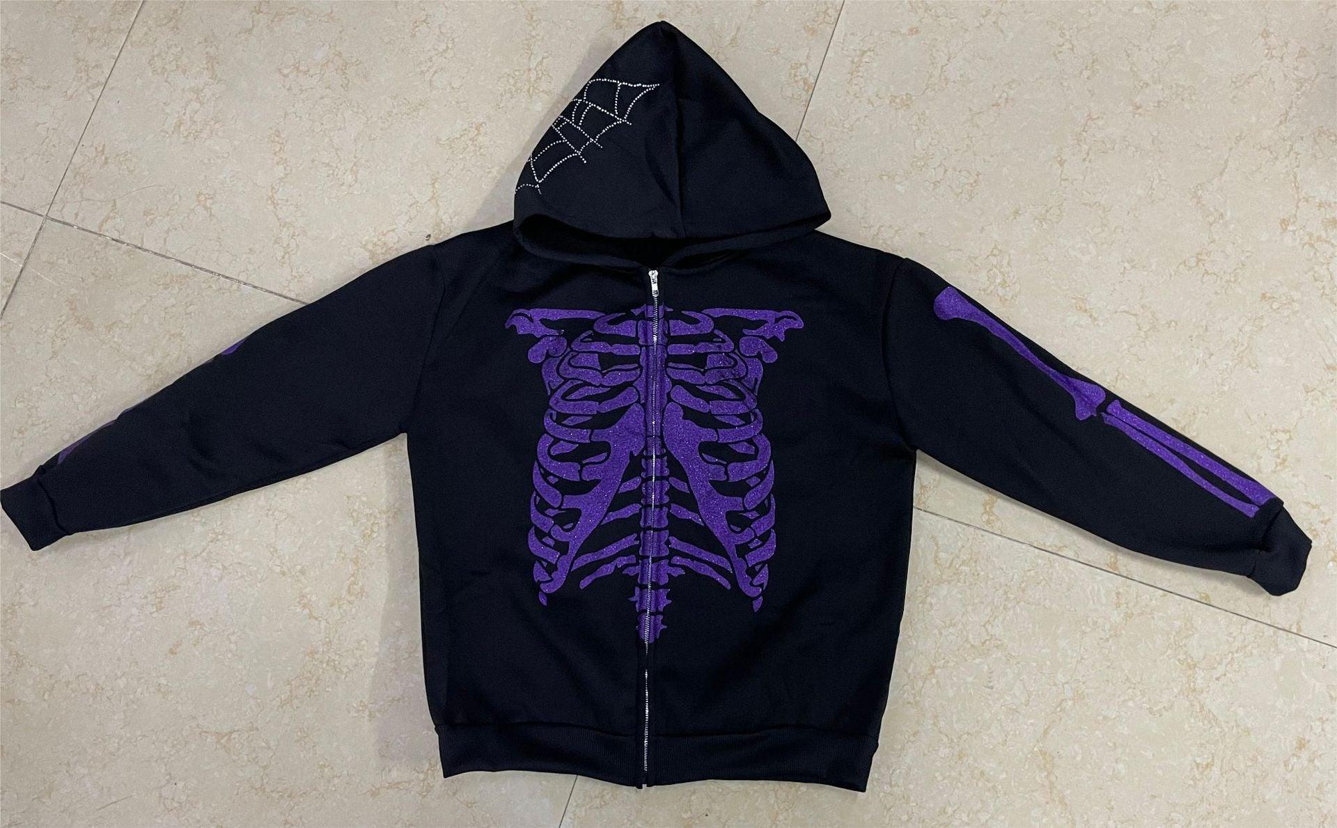 Men's Streetwear Skull Hoodies - ItemBear.com