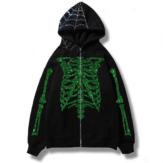 Men's Streetwear Skull Hoodies - ItemBear.com