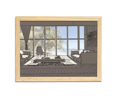 Modern Led Light Painting - ItemBear.com