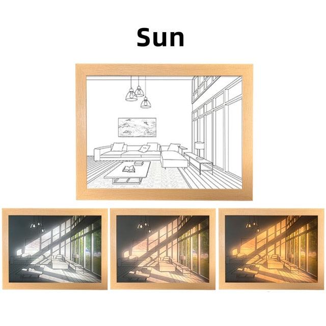 Modern Led Light Painting - ItemBear.com