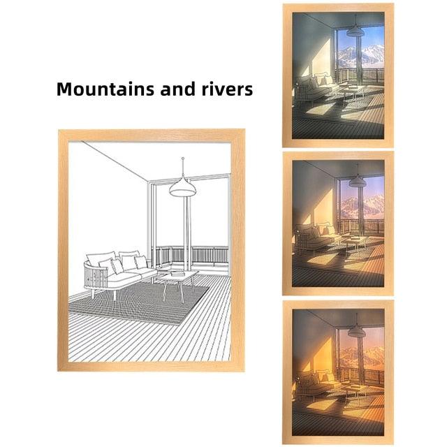 Modern Led Light Painting - ItemBear.com