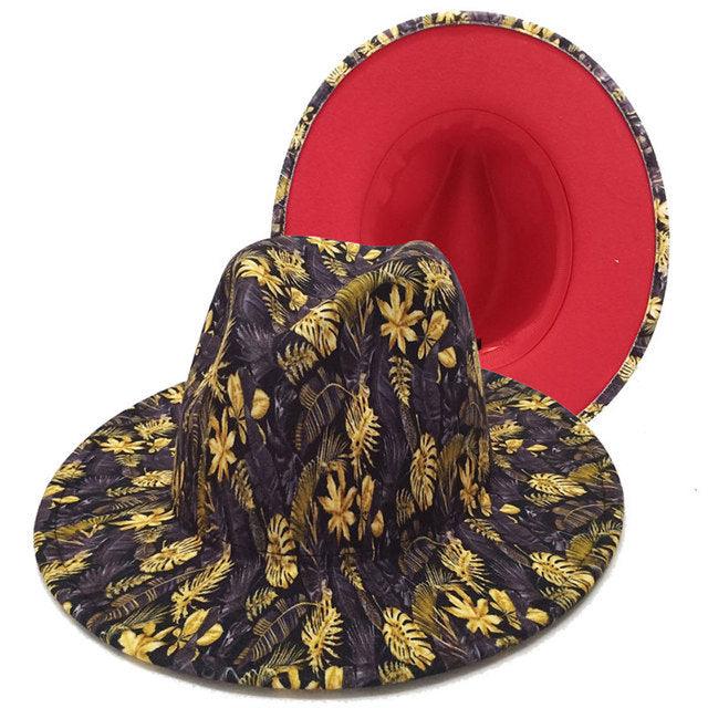 Natural Landscape Tie - dye Fedora Hat - ItemBear.com