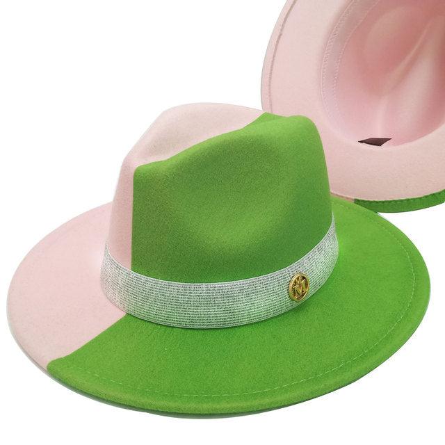 Natural Landscape Tie - dye Fedora Hat - ItemBear.com