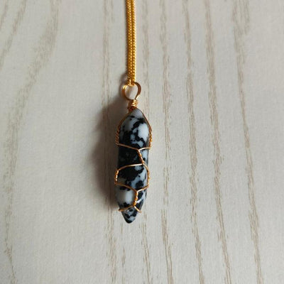 Natural Stone Pendant Necklace - ItemBear.com