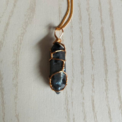 Natural Stone Pendant Necklace - ItemBear.com