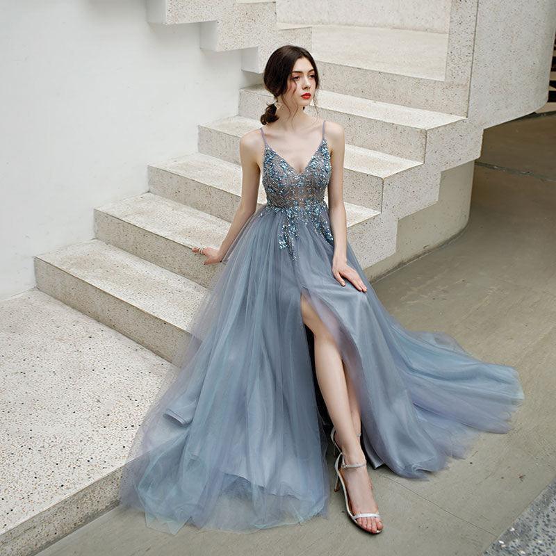 new evening dress Mori small fresh dream temperament dress lady birthday party host dress - ItemBear.com