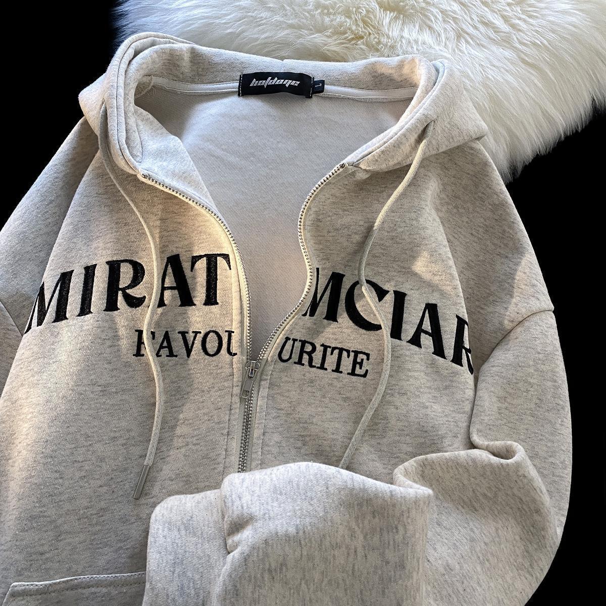 New Letter Printed Hoodies Korean Version - ItemBear.com