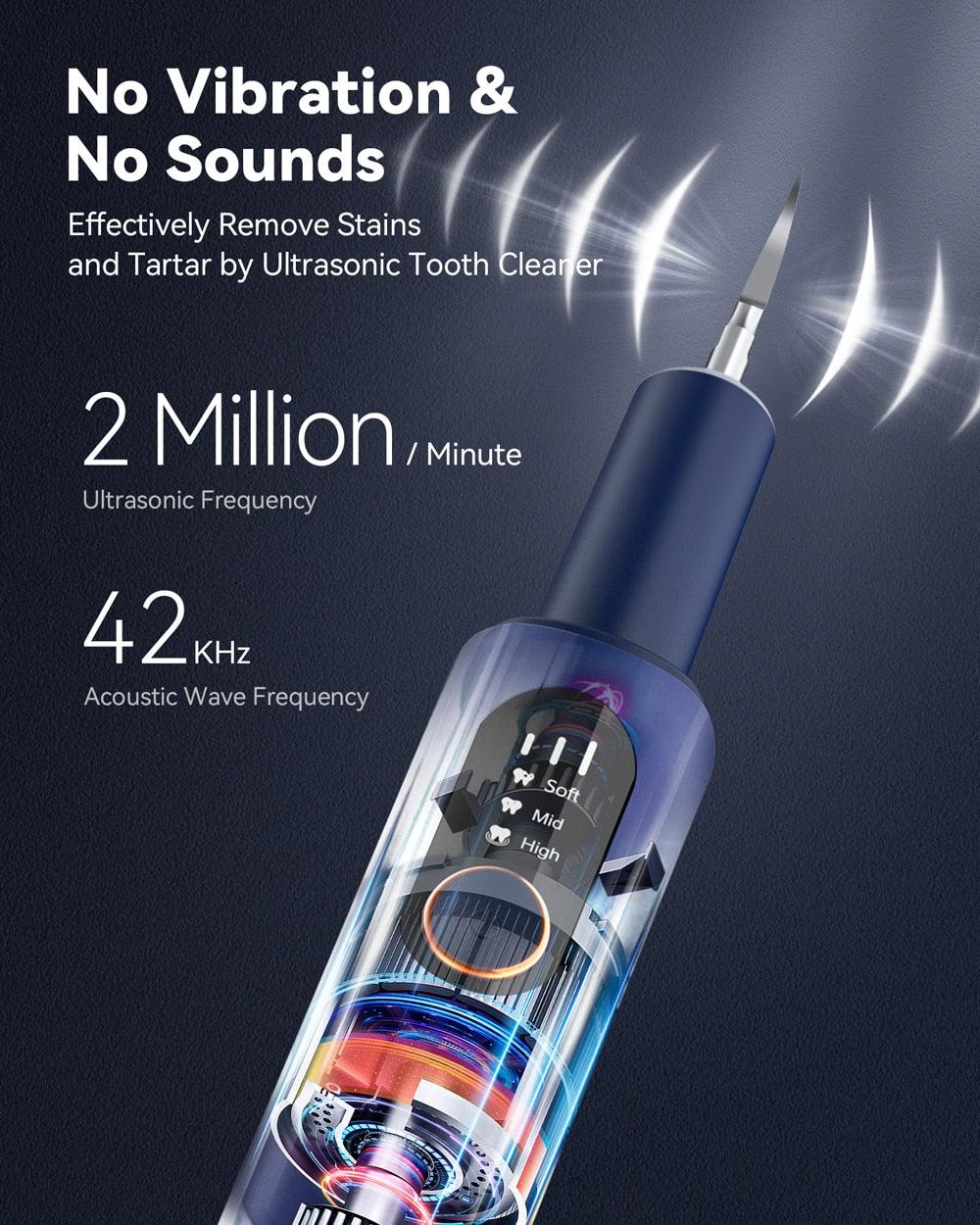 NICARE Ultrasonic Dental Scaler Dental Washer USB Rechargeable Sonic Teeth Tartar Calculus Plaque Remover Teeth Whitening Clean - ItemBear.com