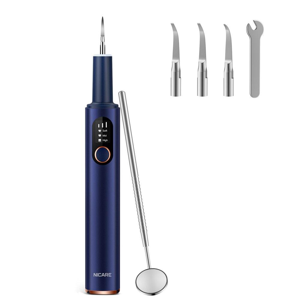 NICARE Ultrasonic Dental Scaler Dental Washer USB Rechargeable Sonic Teeth Tartar Calculus Plaque Remover Teeth Whitening Clean - ItemBear.com