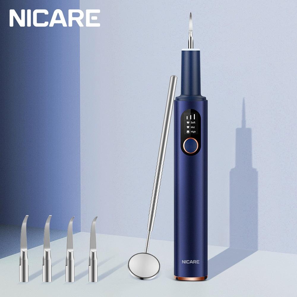 NICARE Ultrasonic Dental Scaler Dental Washer USB Rechargeable Sonic Teeth Tartar Calculus Plaque Remover Teeth Whitening Clean - ItemBear.com
