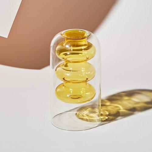 Nordic creative colored glass vase ornaments creative hydroponic - ItemBear.com