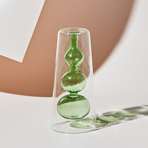 Nordic creative colored glass vase ornaments creative hydroponic - ItemBear.com