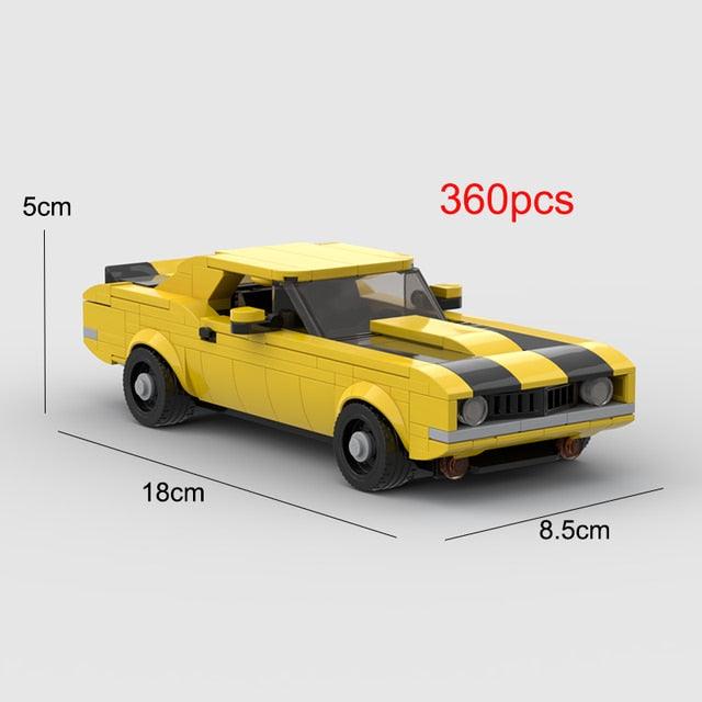 Nostalgic Camaro Z28 Racing Sports Brick Car - ItemBear.com