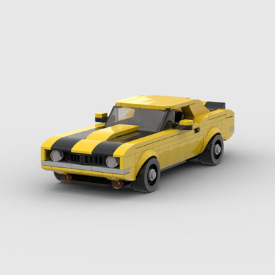 Nostalgic Camaro Z28 Racing Sports Brick Car - ItemBear.com