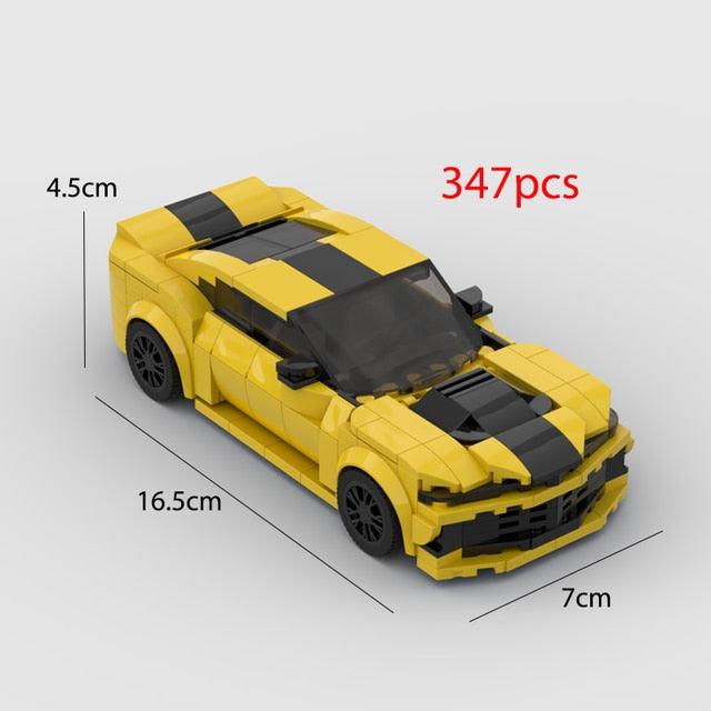 Nostalgic Camaro Z28 Racing Sports Brick Car - ItemBear.com